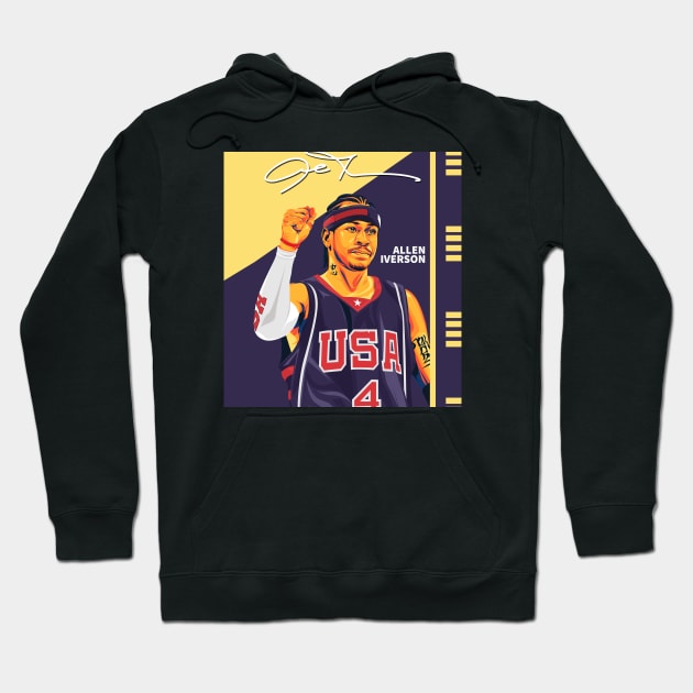 Allen Iverson Hoodie by knnthmrctn